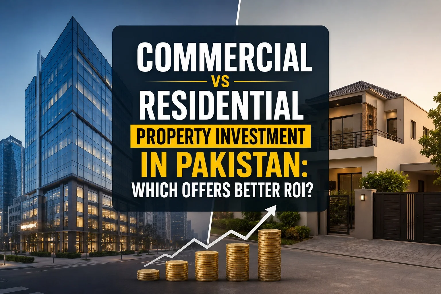 Commercial vs Residential Property Investment in Pakistan: Which Offers Better ROI?