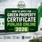 How to Apply for Green Property Certificate Punjab Online 2026