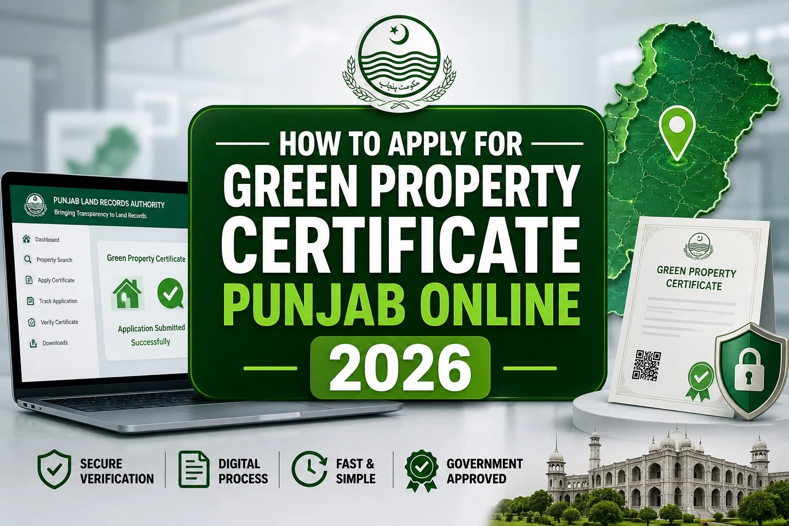 How to Apply for Green Property Certificate Punjab Online 2026