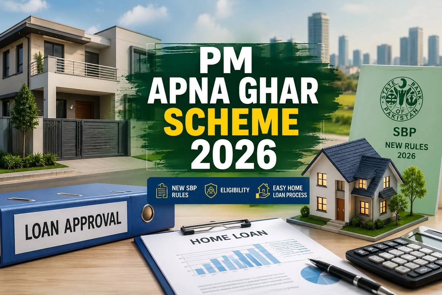 PM Apna Ghar Scheme 2026 Explained: New SBP Rules, Eligibility & Easy Home Loan Process