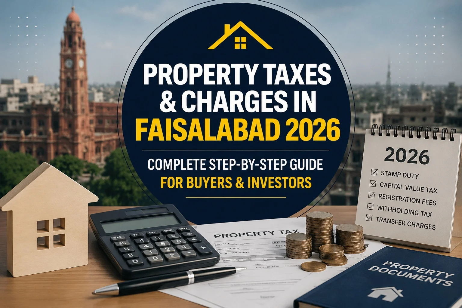 Property Taxes & Charges in Faisalabad 2026: Complete Step-by-Step Guide for Buyers & Investors