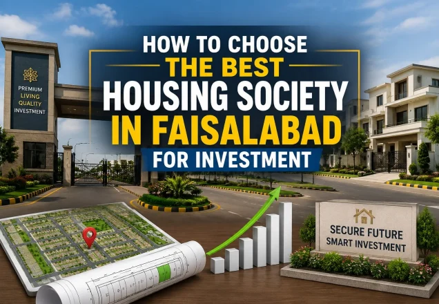 How to Choose the Best Housing Society in Faisalabad for Investment