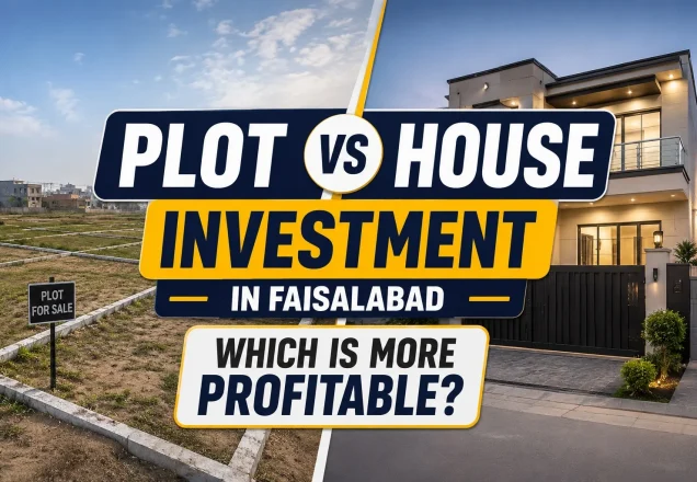 Plot vs House Investment in Faisalabad: Which Is More Profitable?