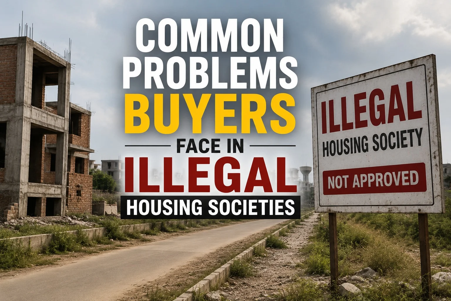 Common Problems Buyers Face in Illegal Housing Societies