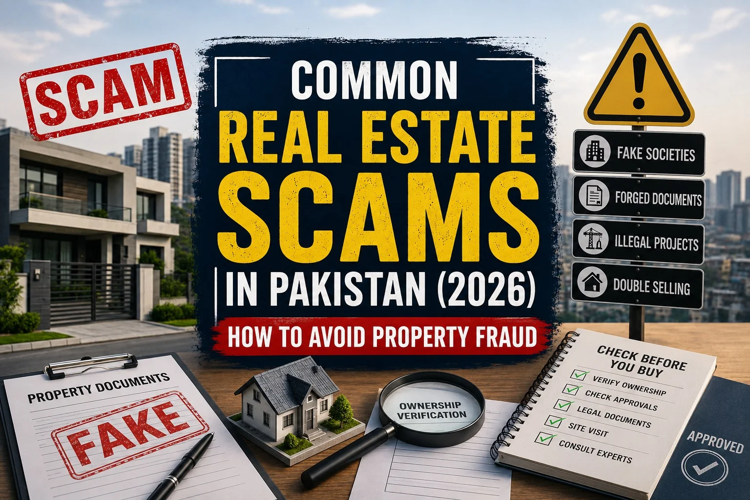 Common Real Estate Scams in Pakistan (2026): How to Avoid Property Fraud