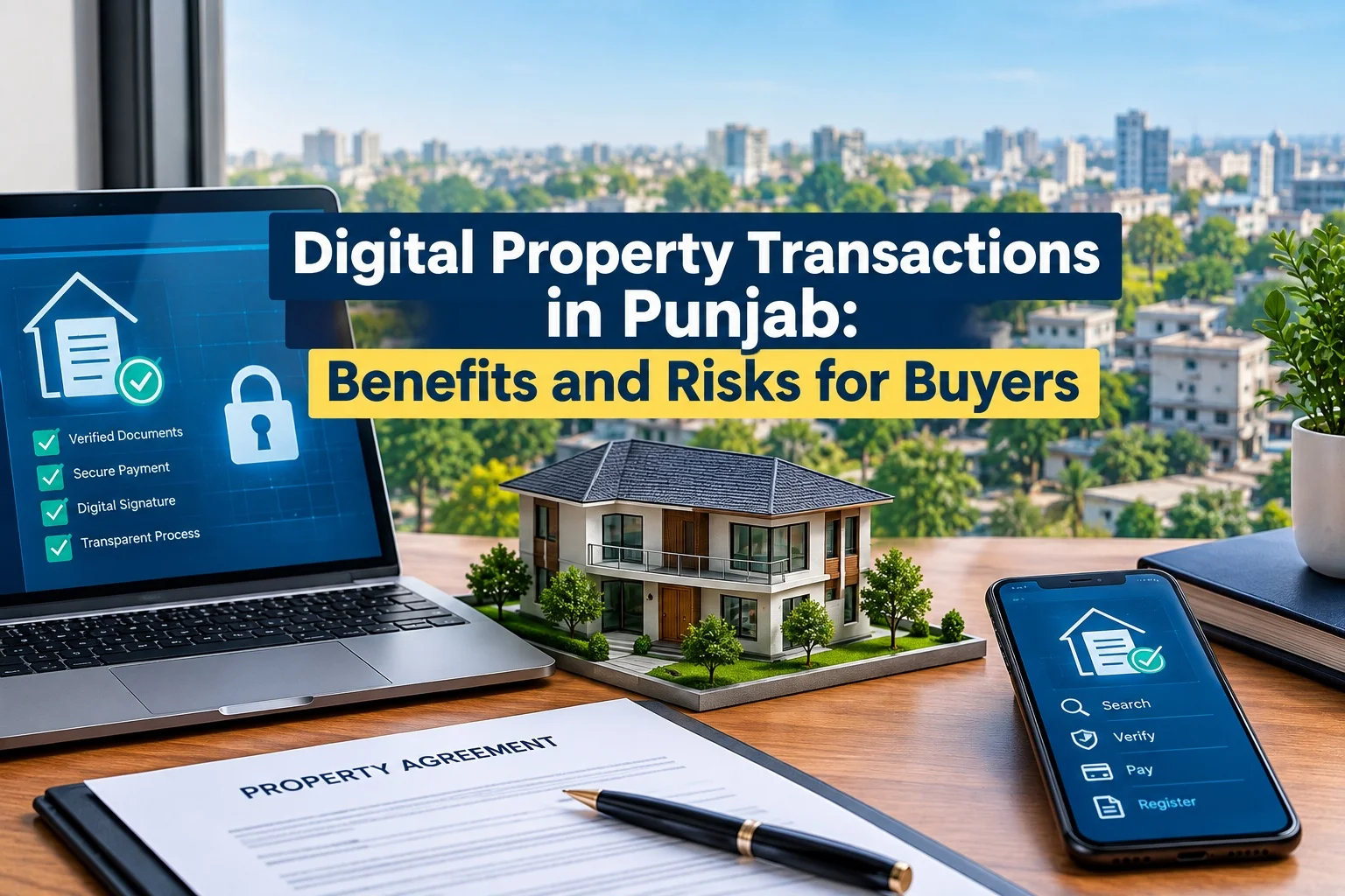 Digital Property Transactions in Punjab: Benefits and Risks for Buyers