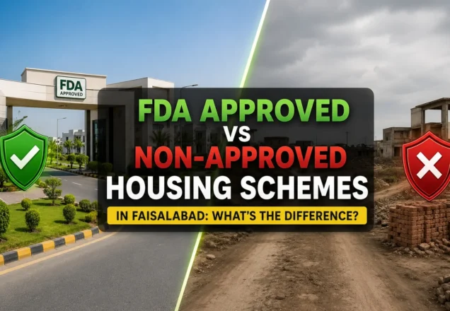 FDA Approved vs Non-Approved Housing Schemes in Faisalabad: What’s the Difference?