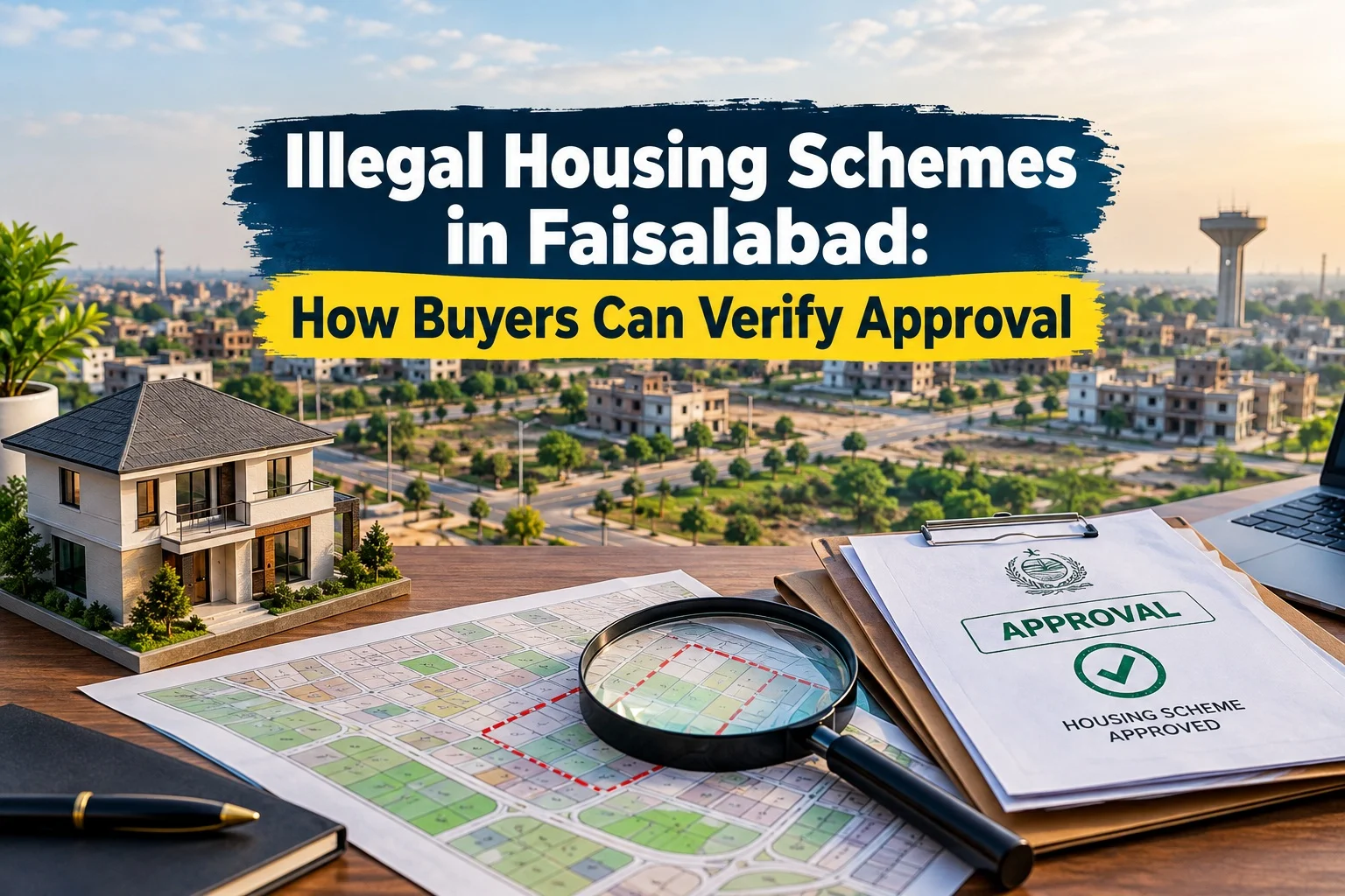 Illegal Housing Schemes in Faisalabad: How Buyers Can Verify Approval