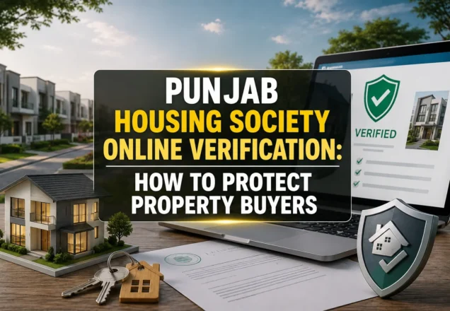 Punjab Housing Society Online Verification: How to Protect Property Buyers