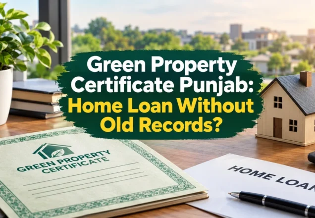 Green Property Certificate Punjab: Home Loan Without Old Records?
