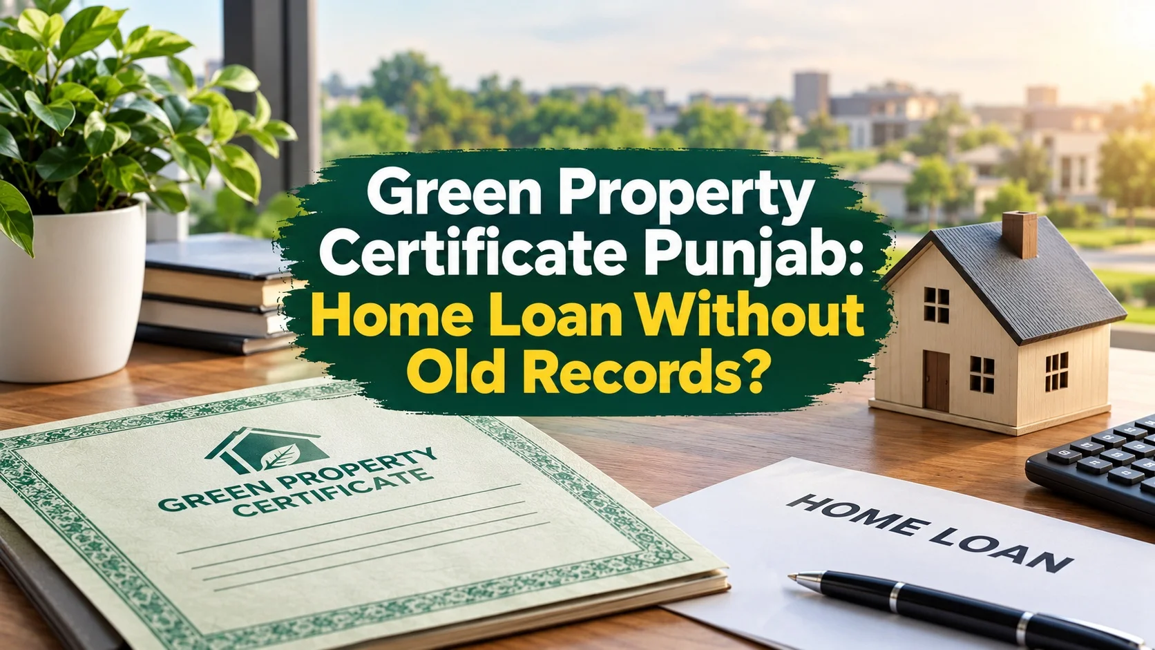 Green Property Certificate Punjab: Home Loan Without Old Records?