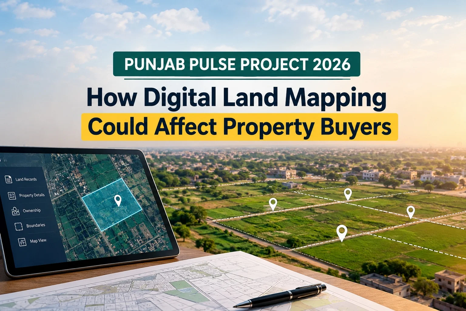 Punjab PULSE Project 2026: How Digital Land Mapping Could Affect Property Buyers